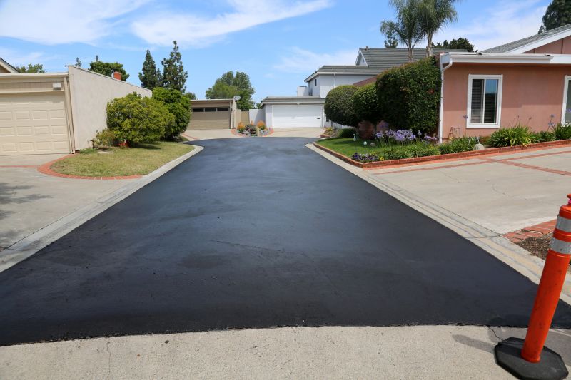 Fresh Asphalt Sealings